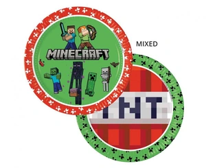 Talíře Minecraft Next Generation 23 cm 8ks