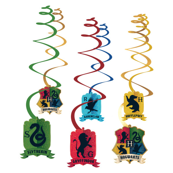 Spirály Harry Potter - Bradavické koleje 6 ks