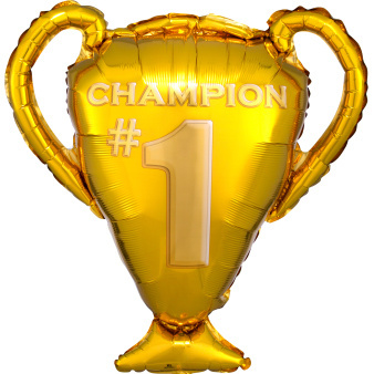 Foliový balonek Zlatá trofej 63x71 cm