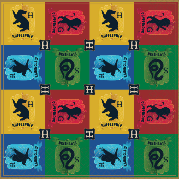 Ubrousky Harry Potter - Bradavické koleje 20 ks