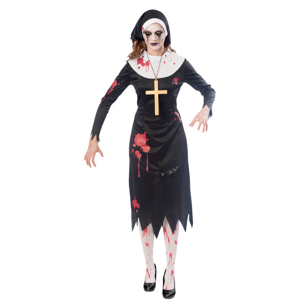 Dámská kostým - Zombie jeptiška - vel L