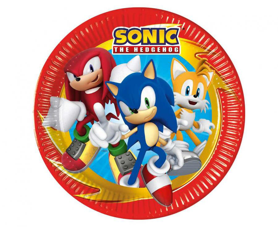 Talíř Sonic Team 23 cm