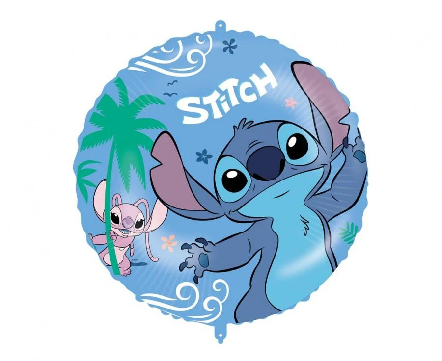 Foliový balonek Stitch a Angel - 46 cm