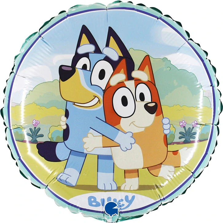 Foliový balonek Bluey - kulatý 46 cm