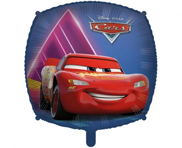 Foliový balonek Cars - čtverec 43 cm