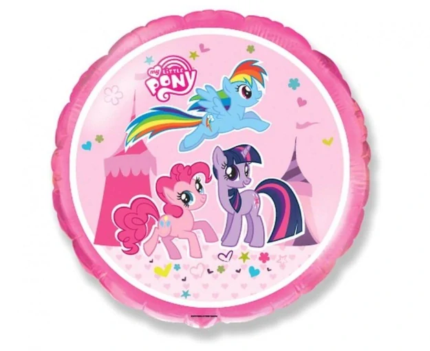Foliový balonek My Little Pony růžový 45 cm