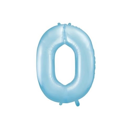 Balonek modrý číslo 0 (86 cm)