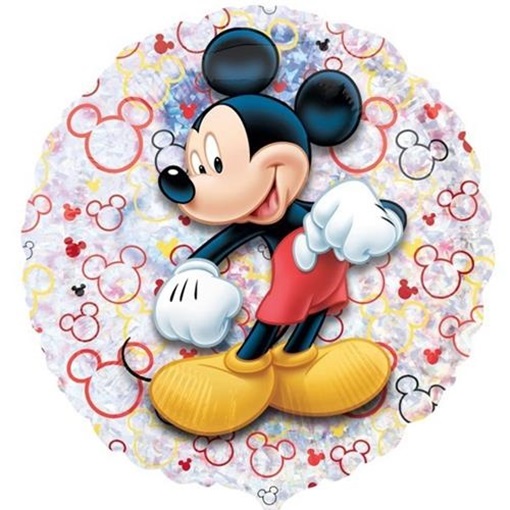 Foliový Mickey holografický 45 cm