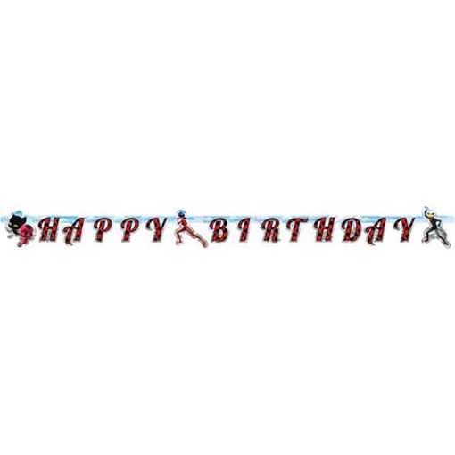 Nápis Happy Birthday Kouzelná Beruška