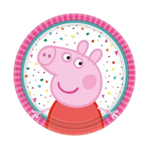 Talíř Peppa 18 cm 8 ks