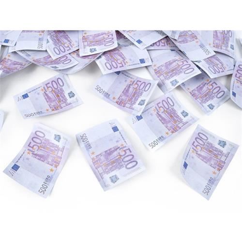 Konfety vystřelovací eurobankovky 60 cm