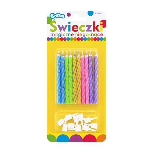 Svíčky nesfouknutelné 10 ks