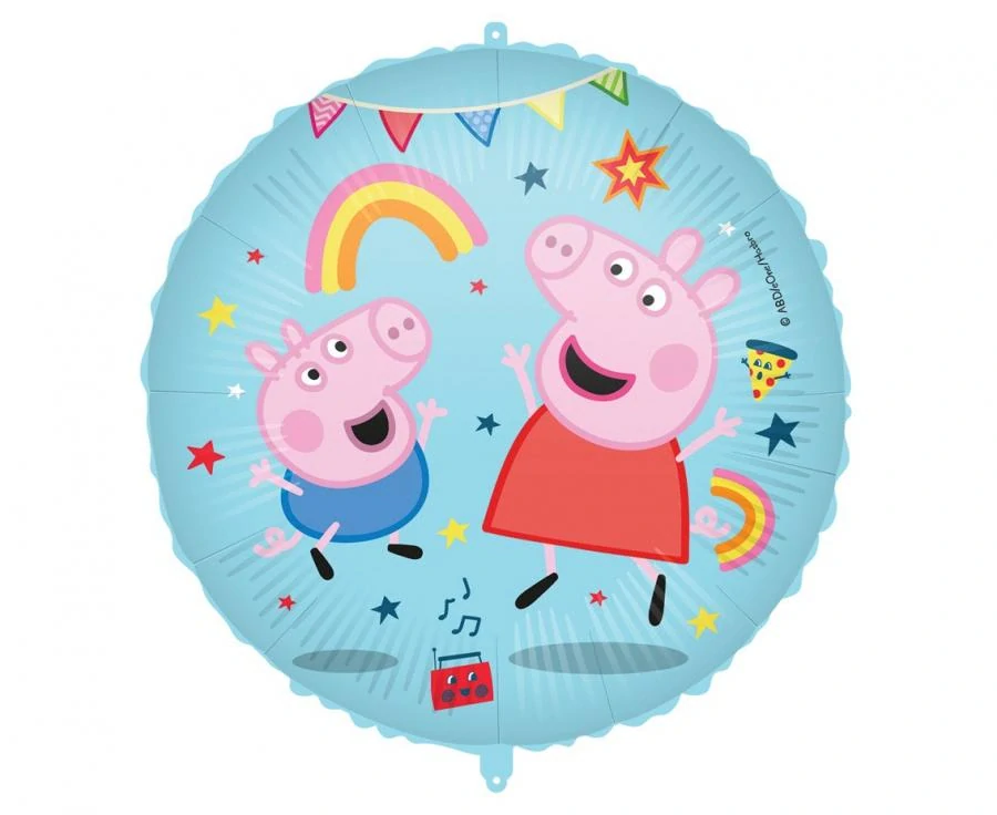 Foliový balonek Peppa a Tomík 45 cm