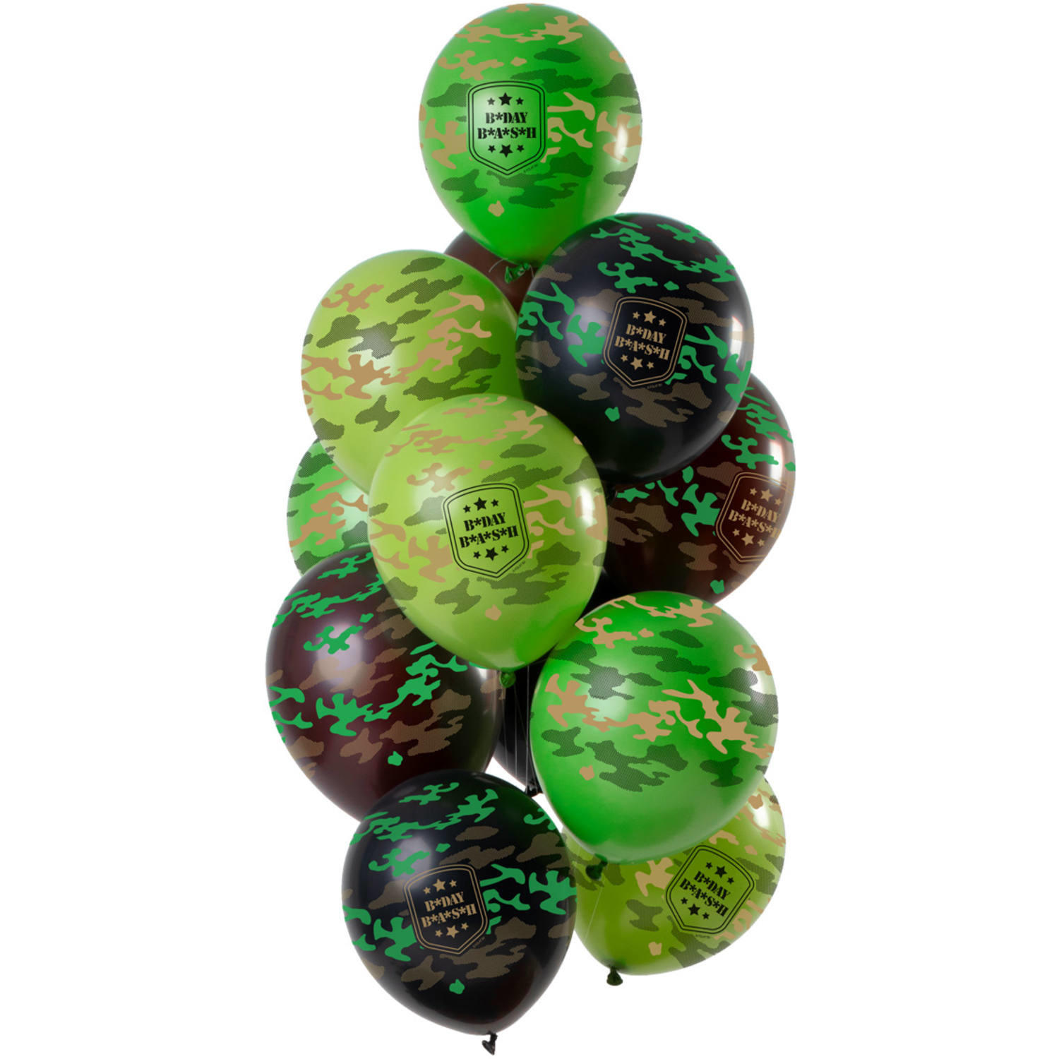 Latexové balonky Vojenské 30 cm - sada 12 ks