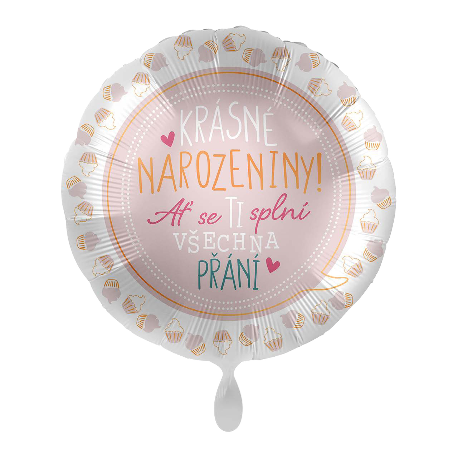 Foliový balonek Krásné narozeniny 43 cm