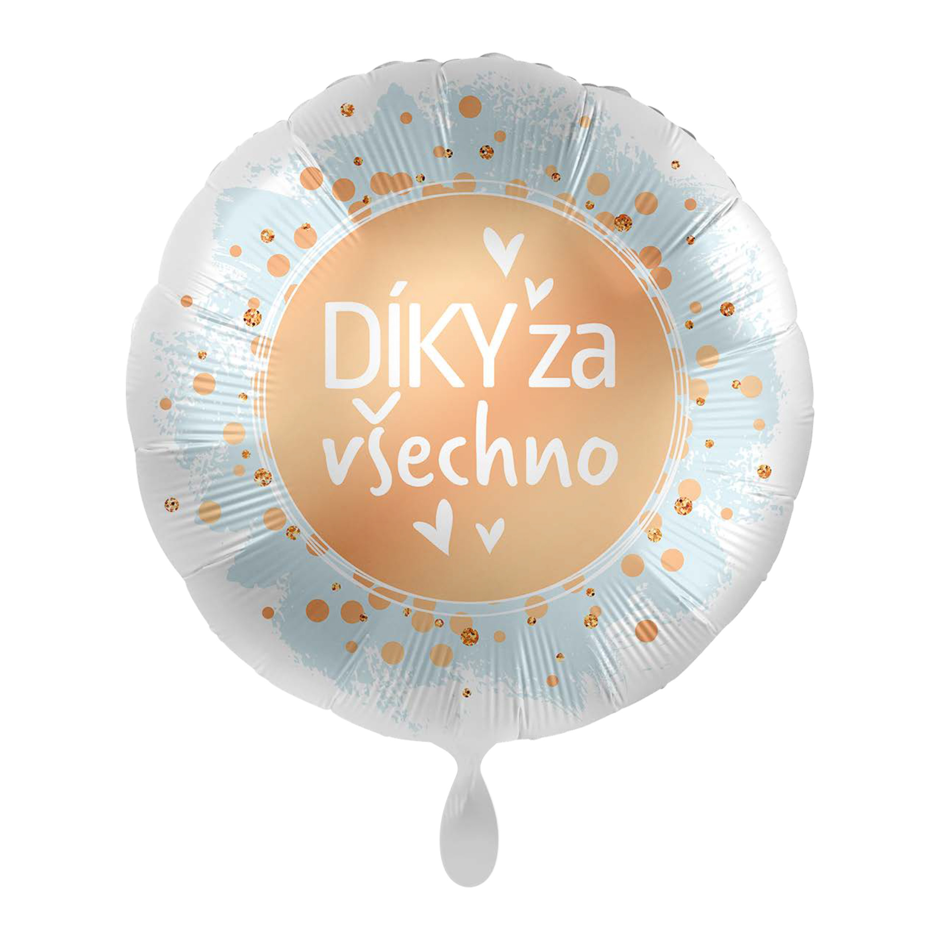 Foliový balonek Díky za všechno 43 cm
