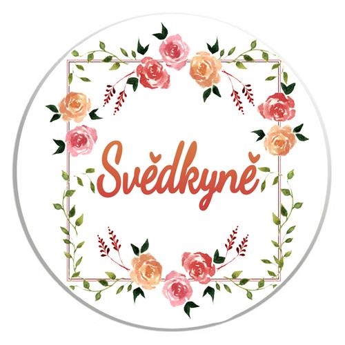 Placka Svědkyně květinová
