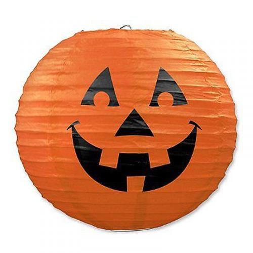 Lampion Dýně oranžový kulatý