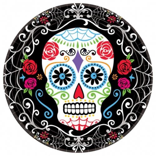 Talíř Day of the dead 23 cm