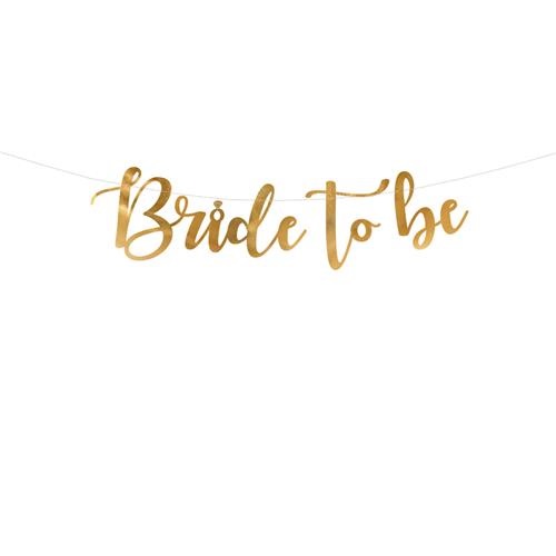 Nápis Bride to be Zlatý 80 cm 