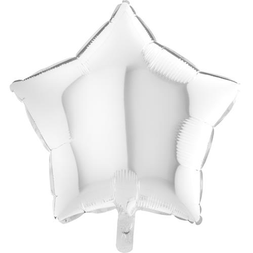 Foliová hvězda bílá 45 cm