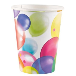 Kelímky Balonky 8 ks