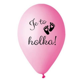 Latexový balonek JE TO HOLKA 30 cm