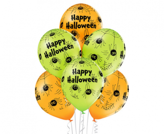 Balonky Halloween pavouci 6 ks